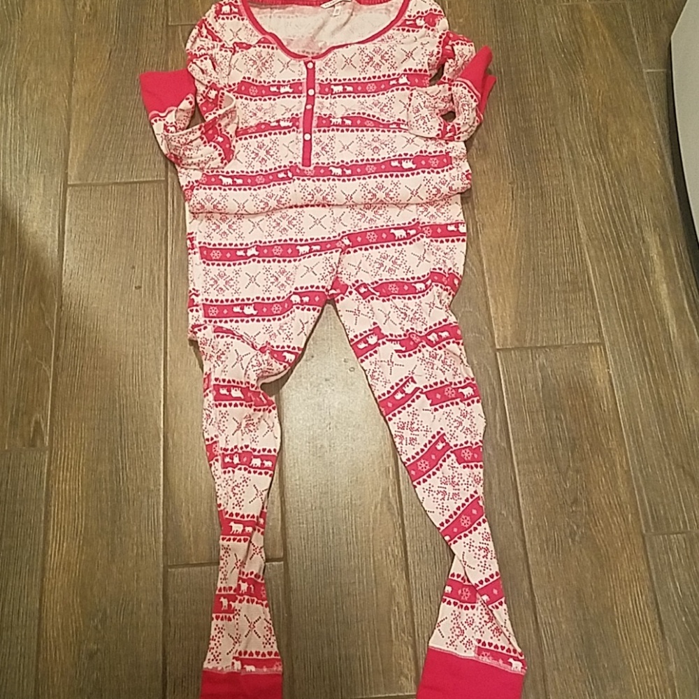 Victoria secret christmas pj set